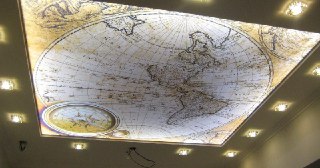 Натяжной потолок с фотопечатью Гусь-Хрустальный, цена от 6222 руб.